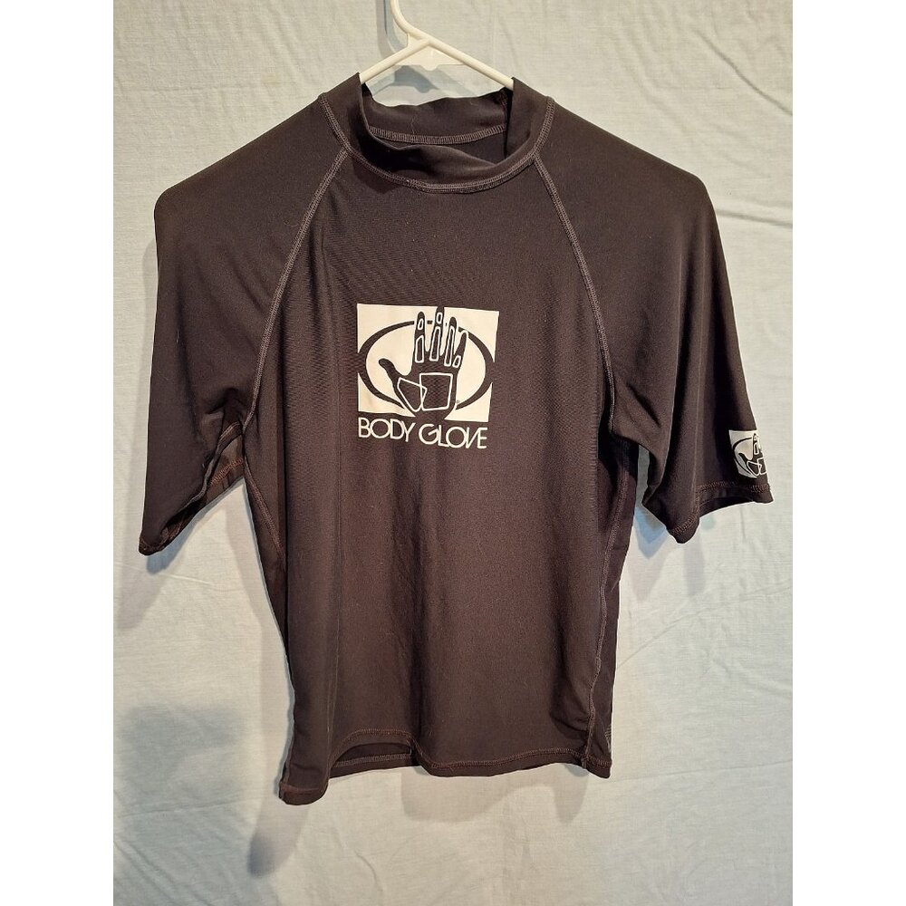 Body Glove Wetsuit Basic Fitted Short Arm Rash Guard Size Small Juniors Black